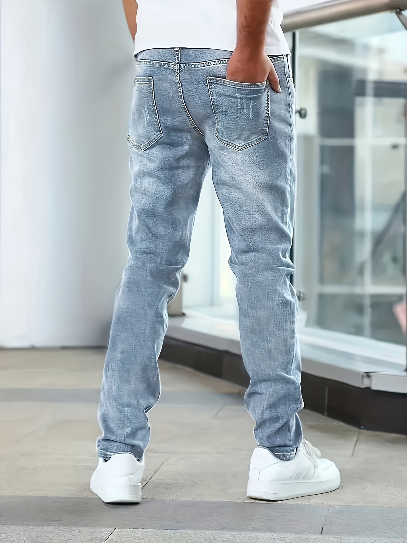 VALENTINI™ | Jeans da uomo in denim lavato