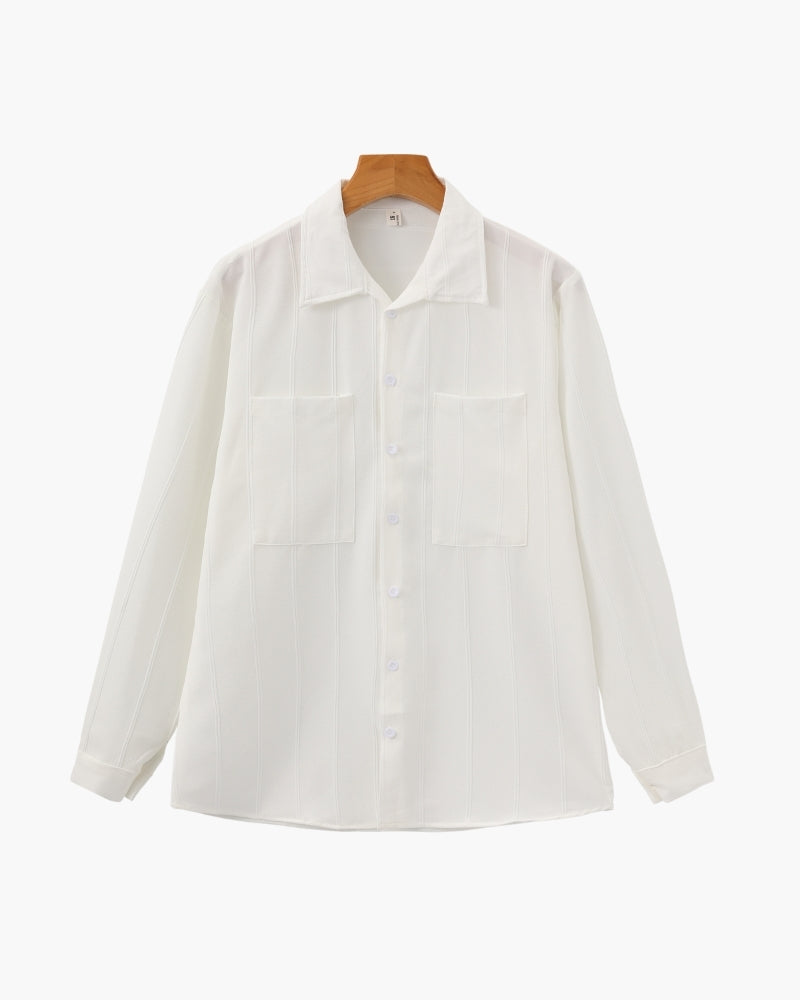 VALENTINI™ | Camicia testurizzata a coste