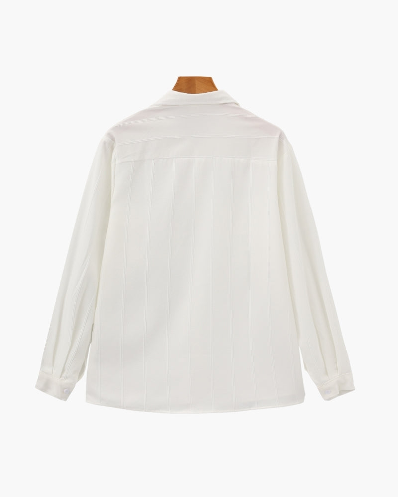 VALENTINI™ | Camicia testurizzata a coste