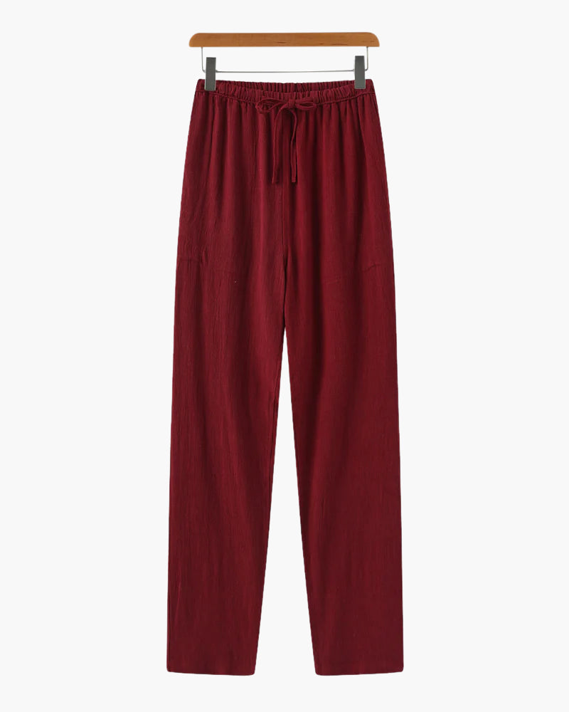 VALENTINI™ | Pantaloni leggeri in lino