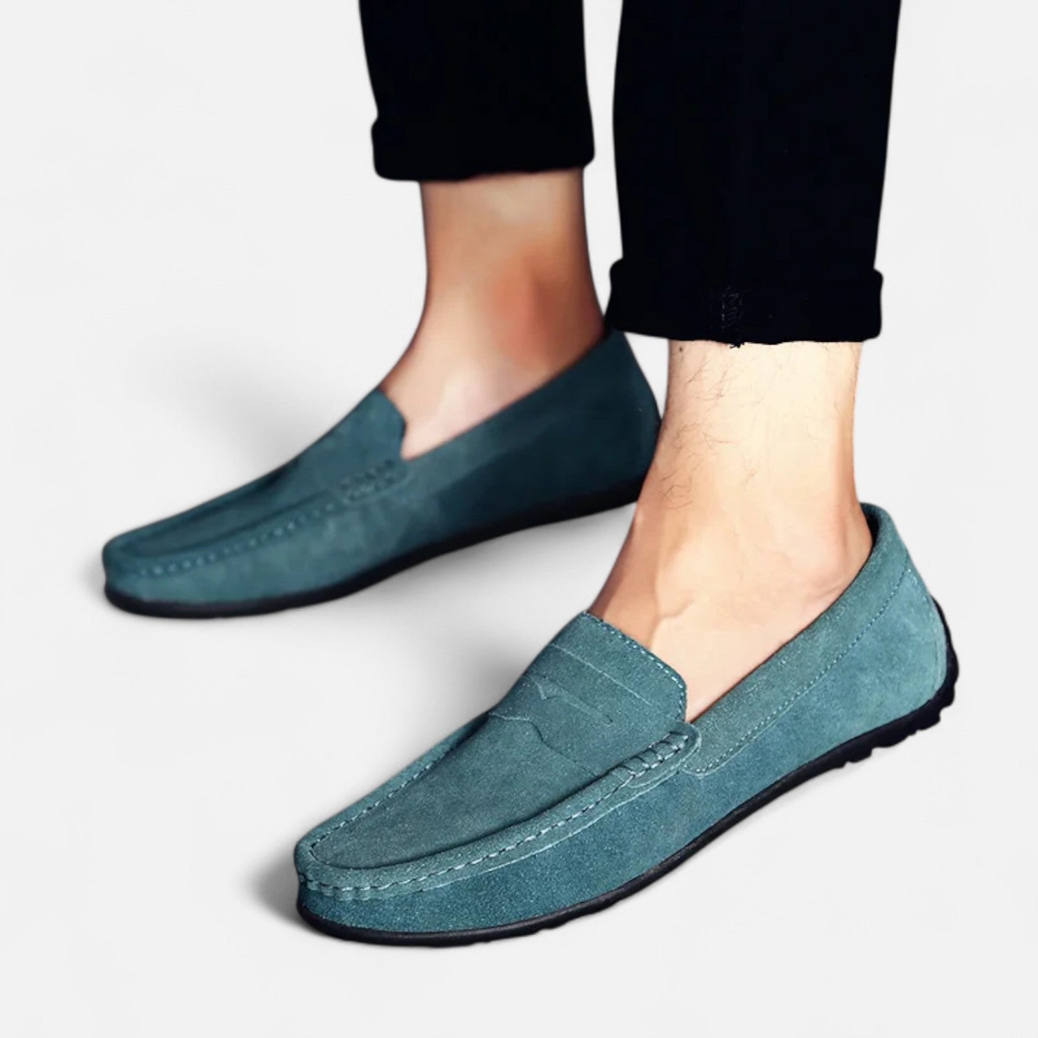 VALENTINI™ | Scarpe slip-on in camoscio