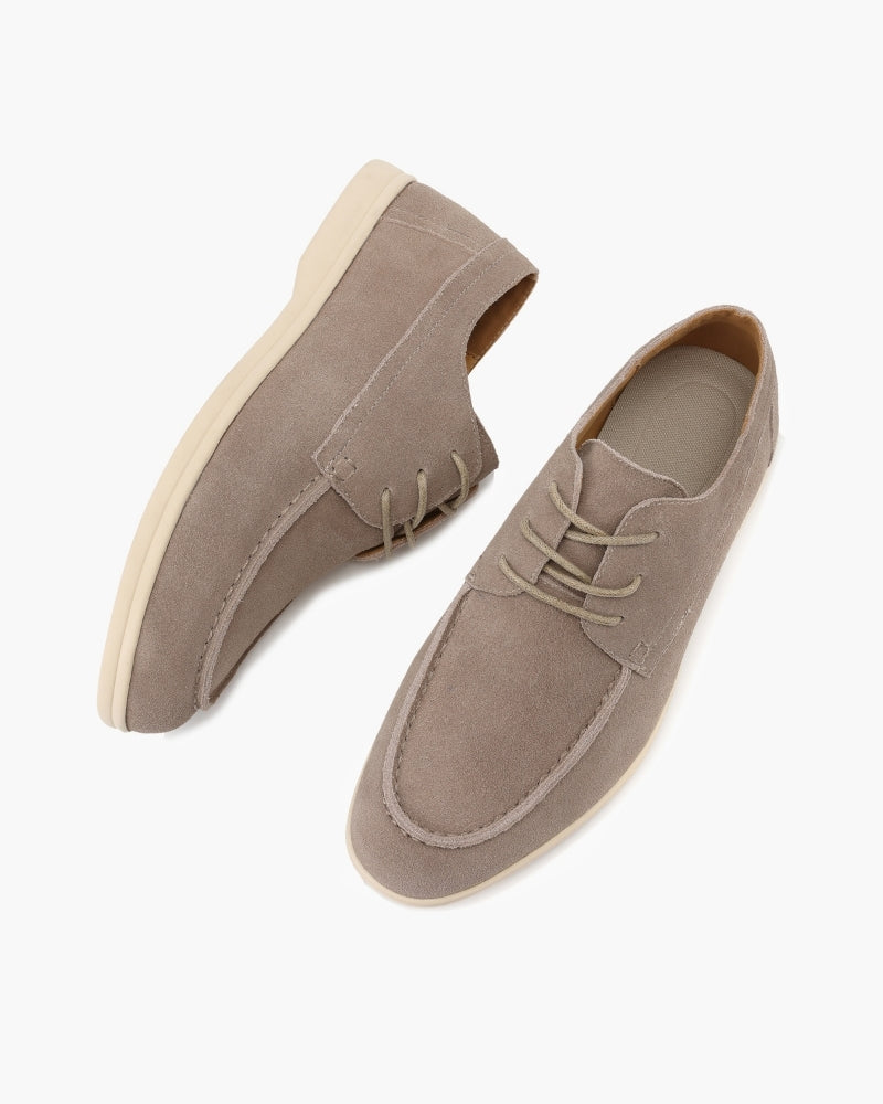 VALENTINI™ | Scarpe stringate in camoscio