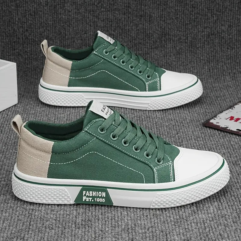 VALENTINI™ | Scarpe da ginnastica in tela a profilo basso