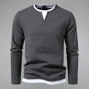 VALENTINI™ | Maglia a maniche lunghe con scollo a V