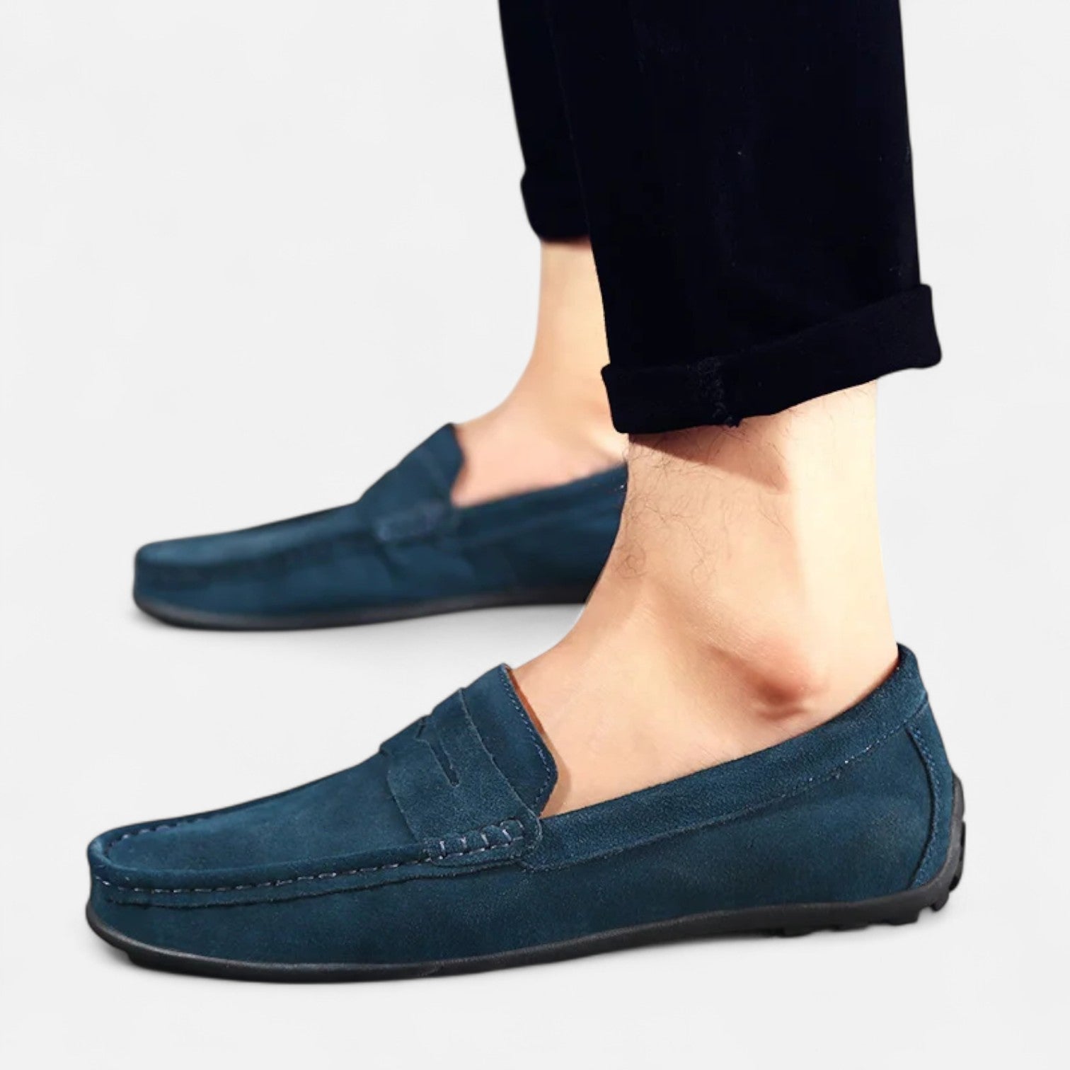 VALENTINI™ | Scarpe slip-on in camoscio