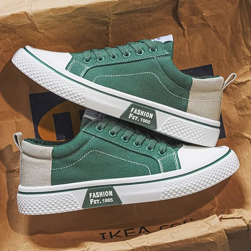 VALENTINI™ | Scarpe da ginnastica in tela a profilo basso