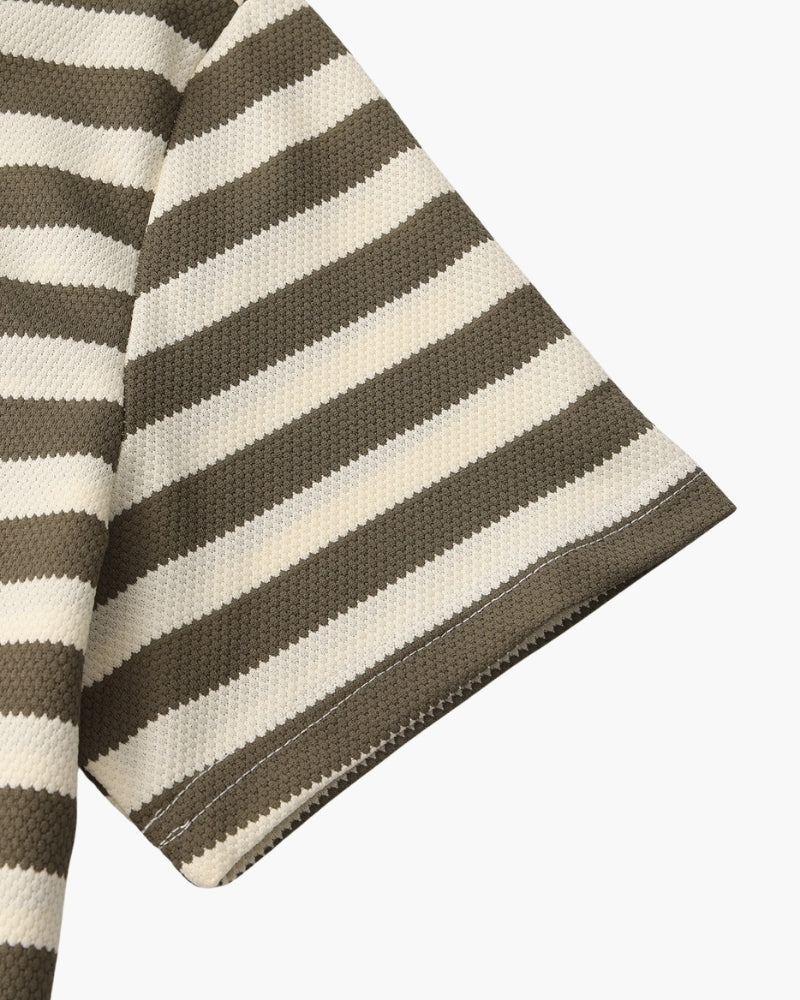 VALENTINI™ | POLO A RIGHE IN STILE COSTIERO