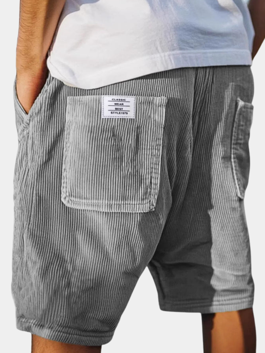VALENTINI™ | Pantaloncini da uomo in velluto con coulisse