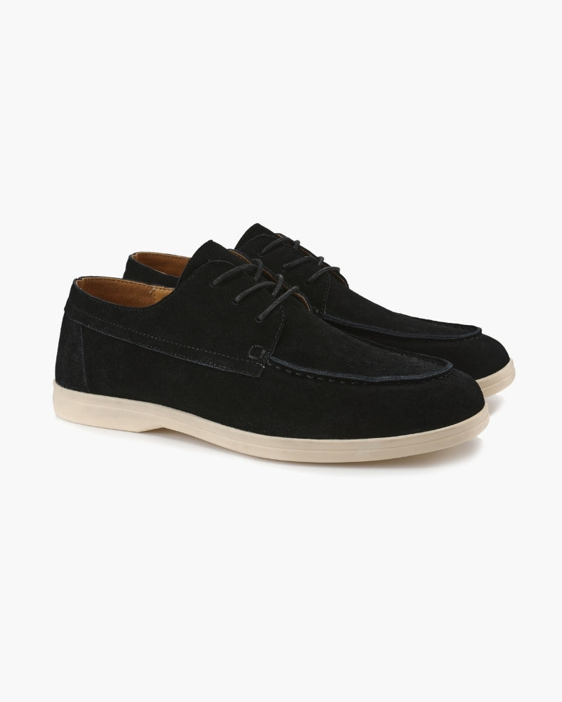 VALENTINI™ | Scarpe stringate in camoscio