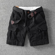 VALENTINI™ | Pantaloncini cargo in cotone da uomo con cintura