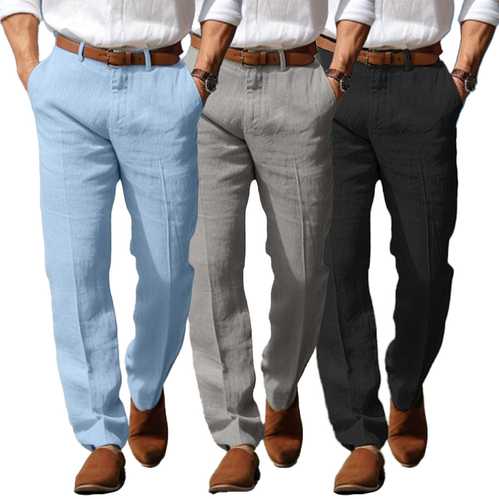 VALENTINI™ | Pantaloni da uomo in lino premium