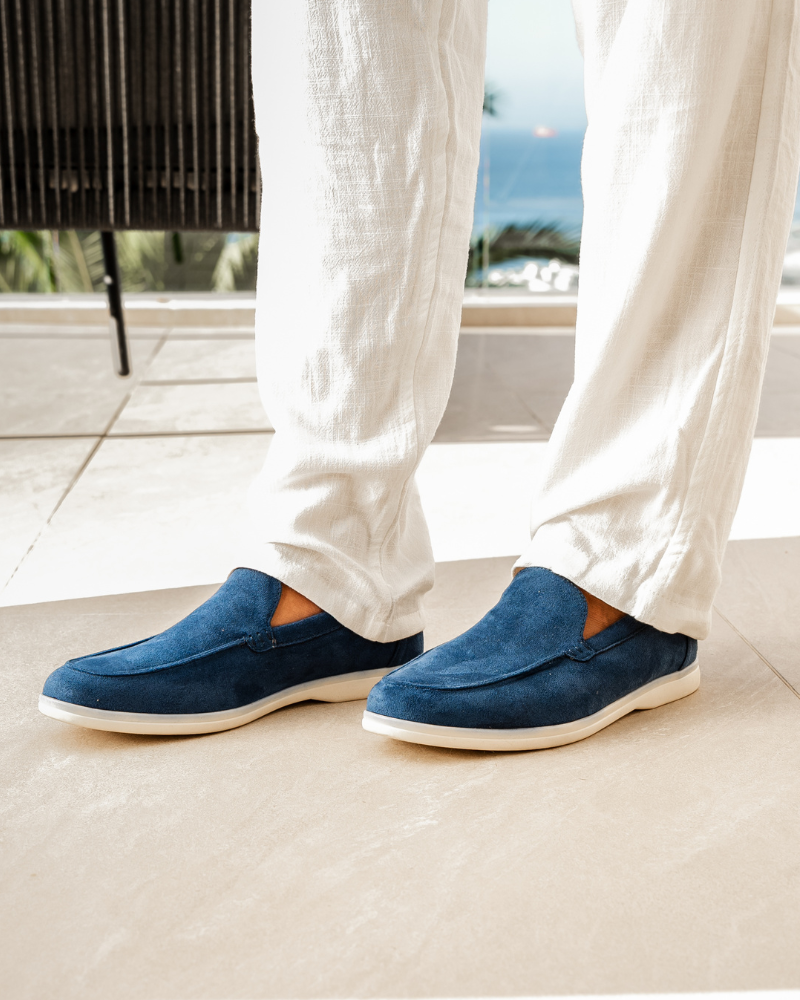 VALENTINI™ | Mocassino da uomo in camoscio idrorepellente