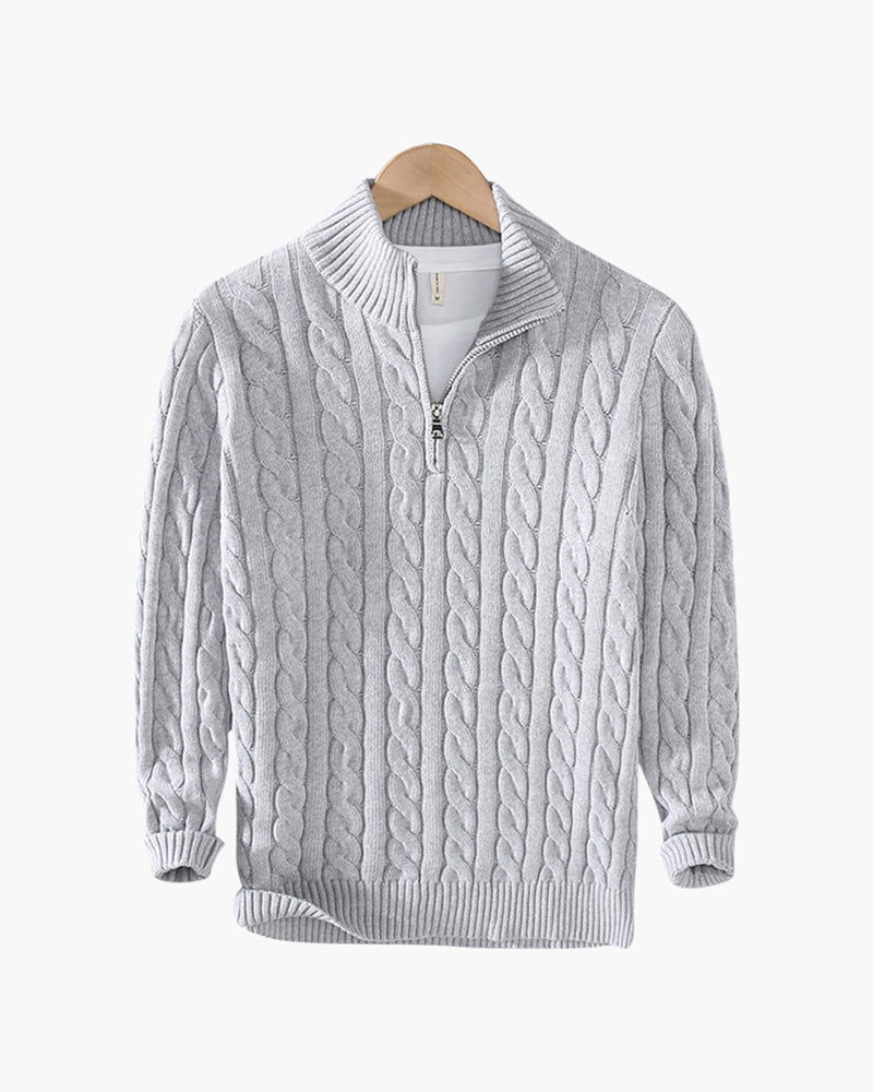 VALENTINI™ | COTONE CON ZIP A METÀ
