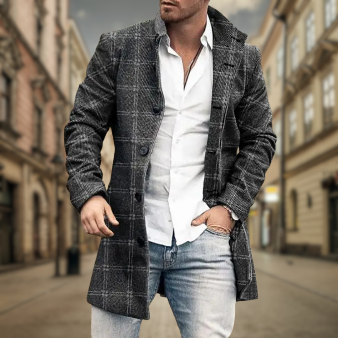 VALENTINI™ | Cappotto in lana su misura da uomo
