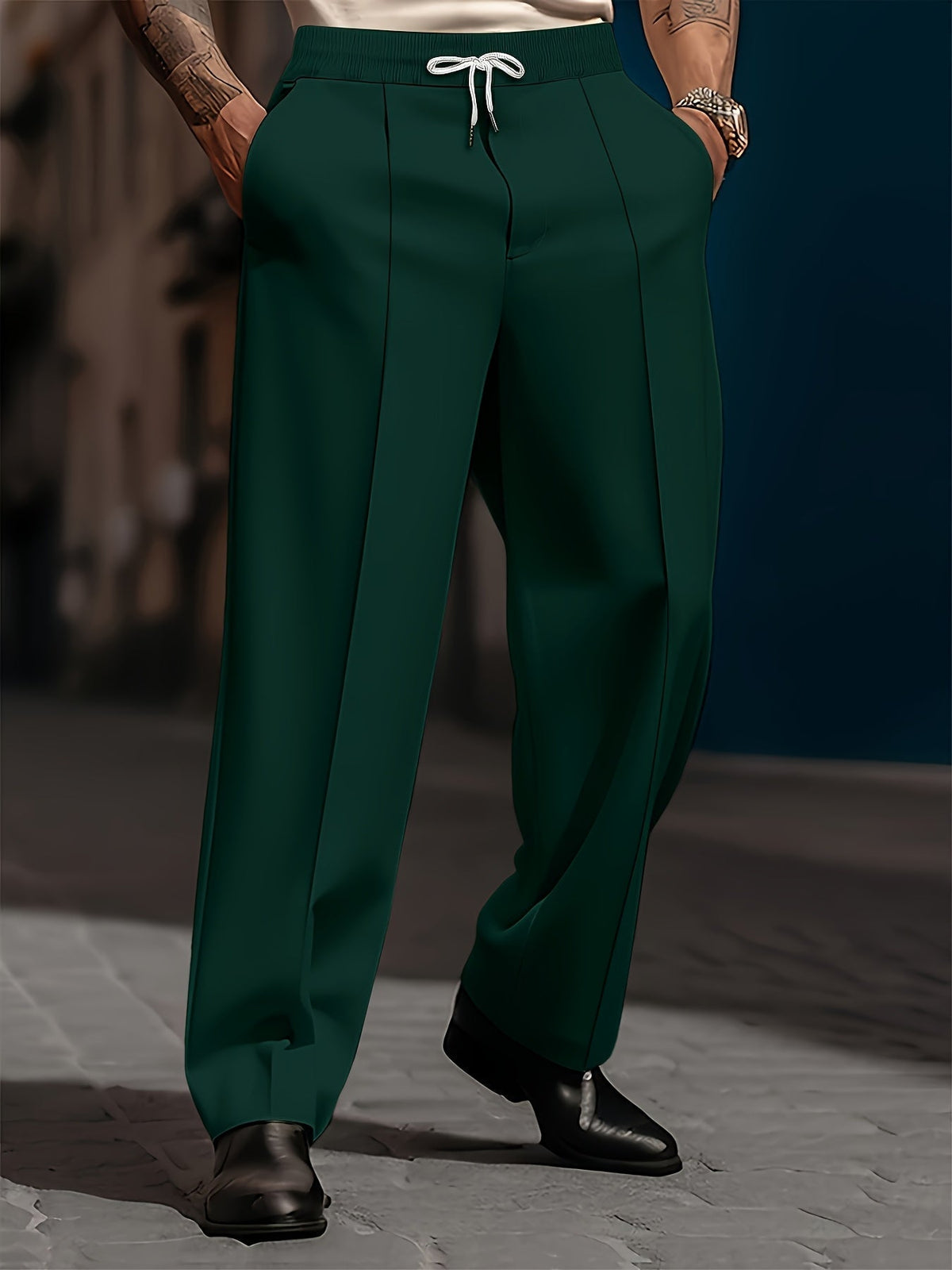 VALENTINI™ | Pantaloni larghi a taglio dritto
