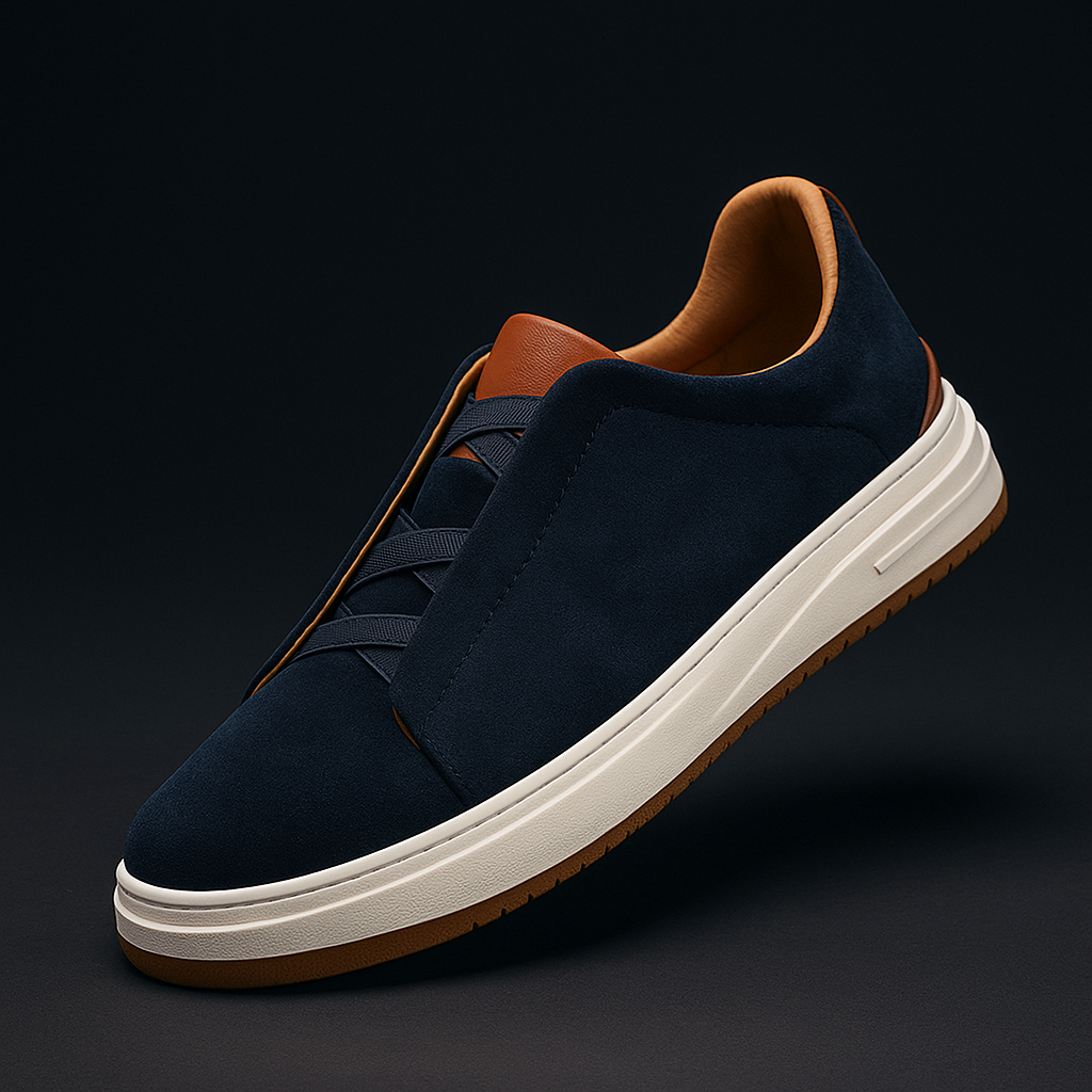VALENTINI™ | SCARPE SLIP-ON DA UOMO IN CAMOSCIO