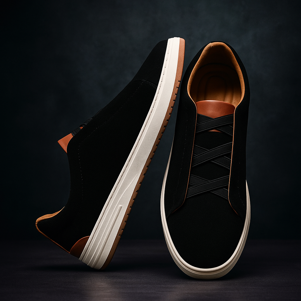 VALENTINI™ | SCARPE SLIP-ON DA UOMO IN CAMOSCIO