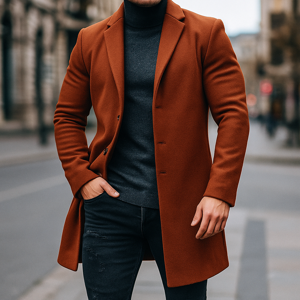 VALENTINI™ | Cappotto trench in lana da uomo