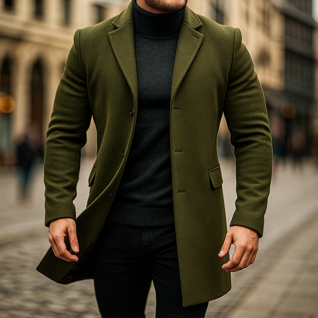 VALENTINI™ | Cappotto trench in lana da uomo