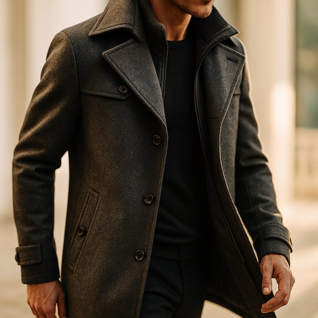 VALENTINI™ | Cappotto di lana a strati