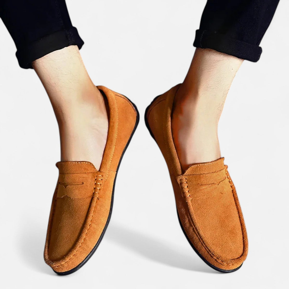 VALENTINI™ | Scarpe slip-on in camoscio