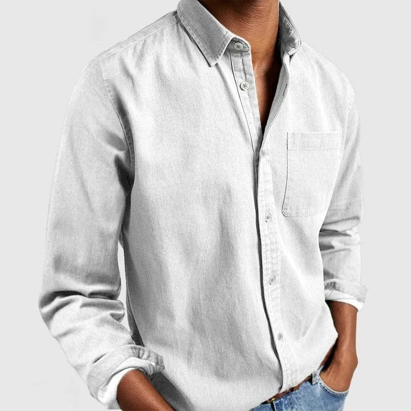 VALENTINI™ | Camicia in cotone Oxford spazzolato