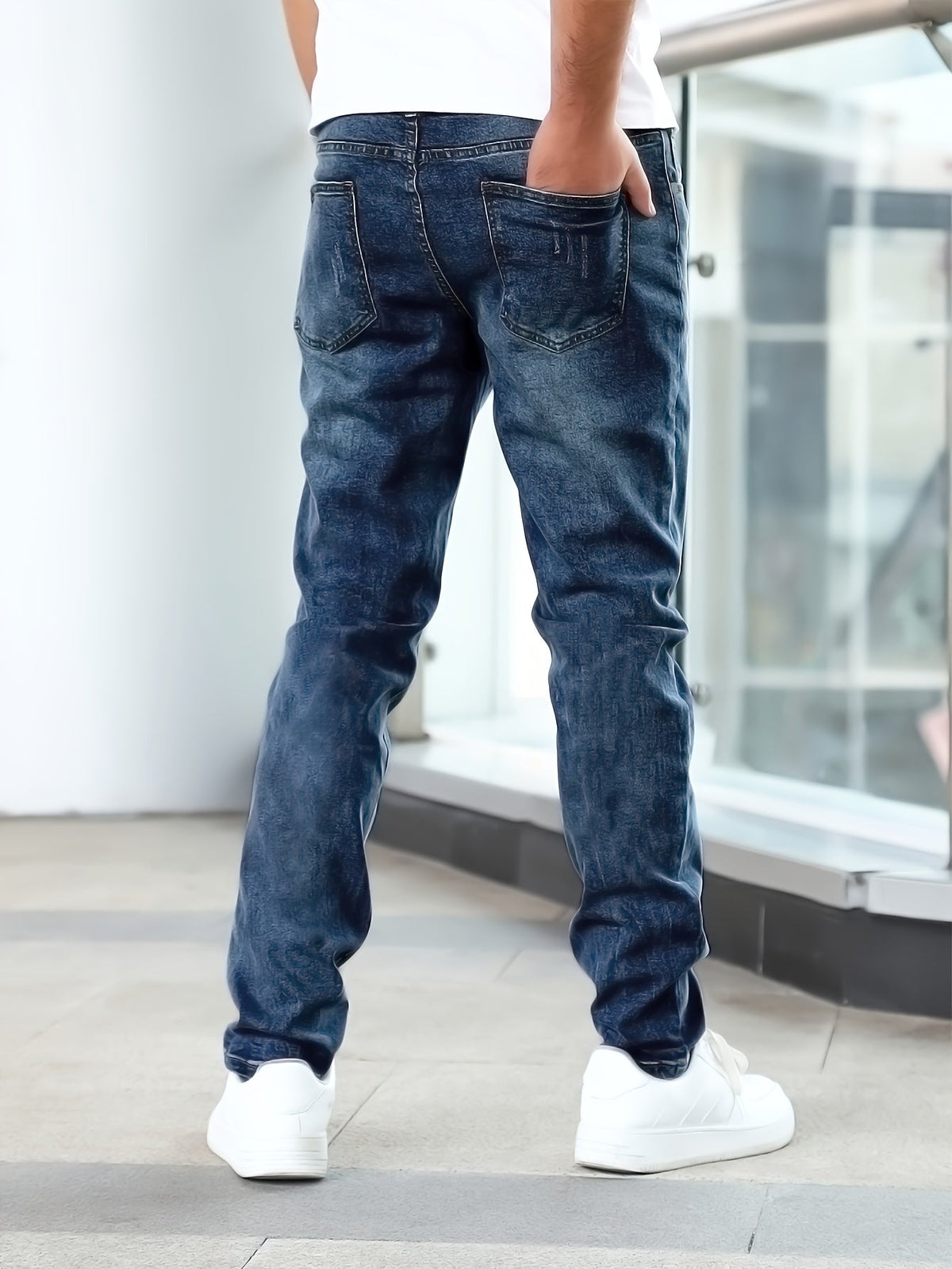 VALENTINI™ | Jeans da uomo in denim lavato
