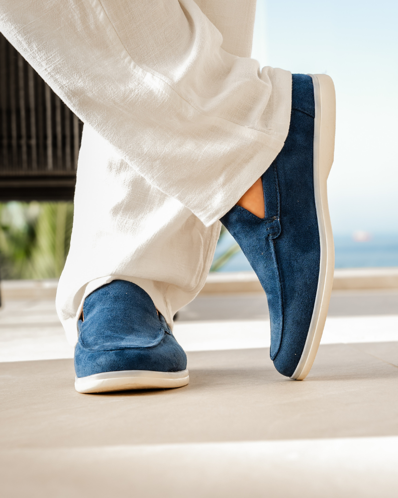 VALENTINI™ | Mocassino da uomo in camoscio idrorepellente