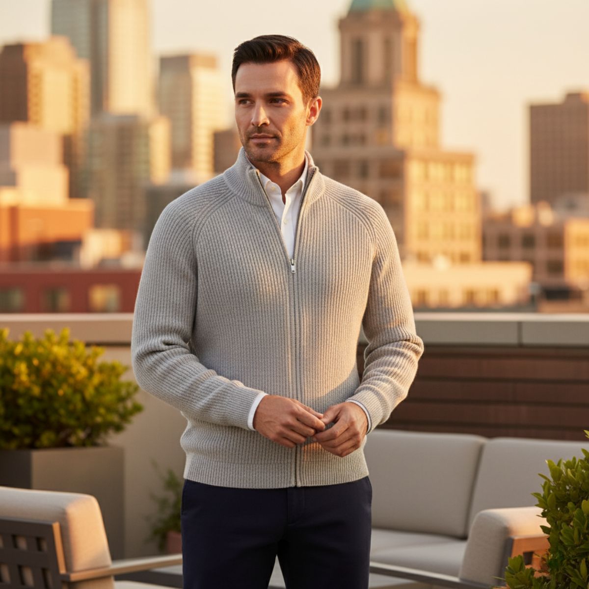 VALENTINI™ | Maglia con zip