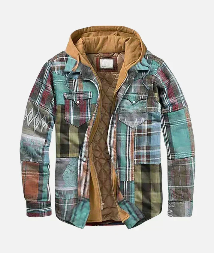 VALENTINI™ | Giacca vintage da uomo con cerniera frontale