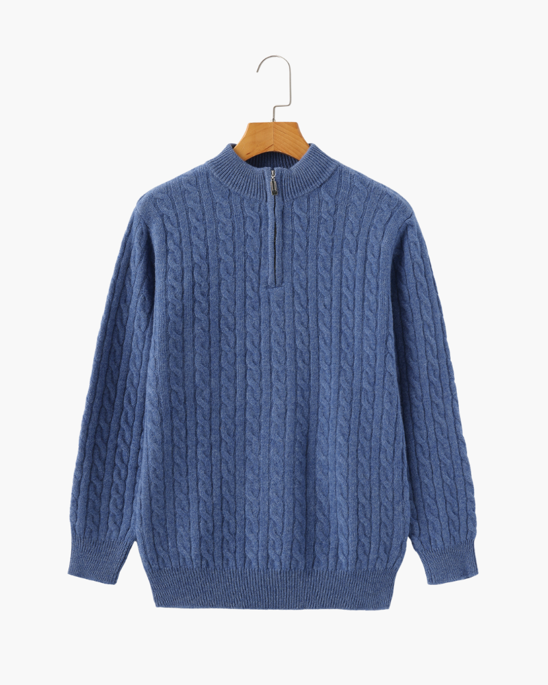 VALENTINI™ | CARDIGAN CON ZIP A METÀ
