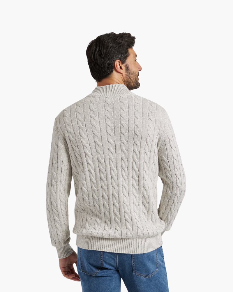 VALENTINI™ | COTONE CON ZIP A METÀ
