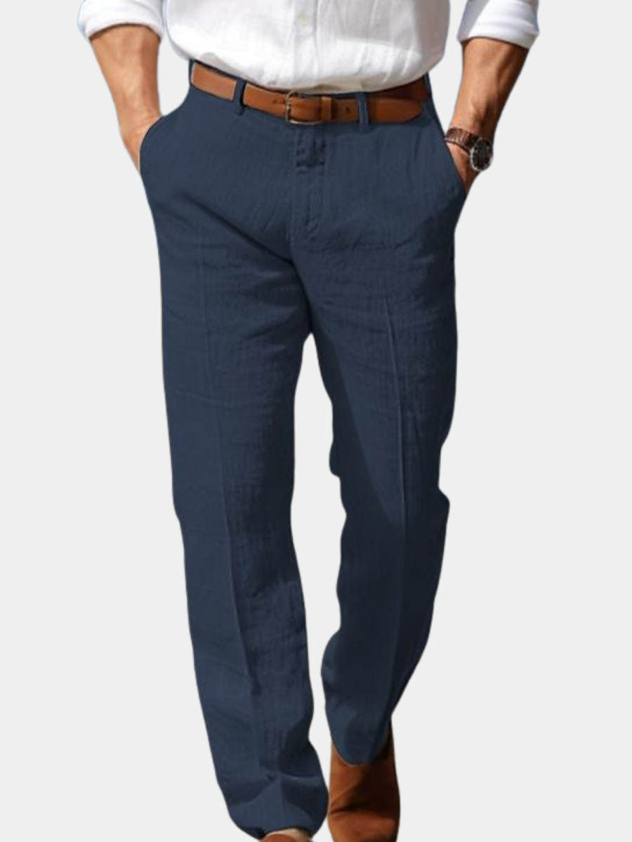 VALENTINI™ | Pantaloni da uomo in lino premium