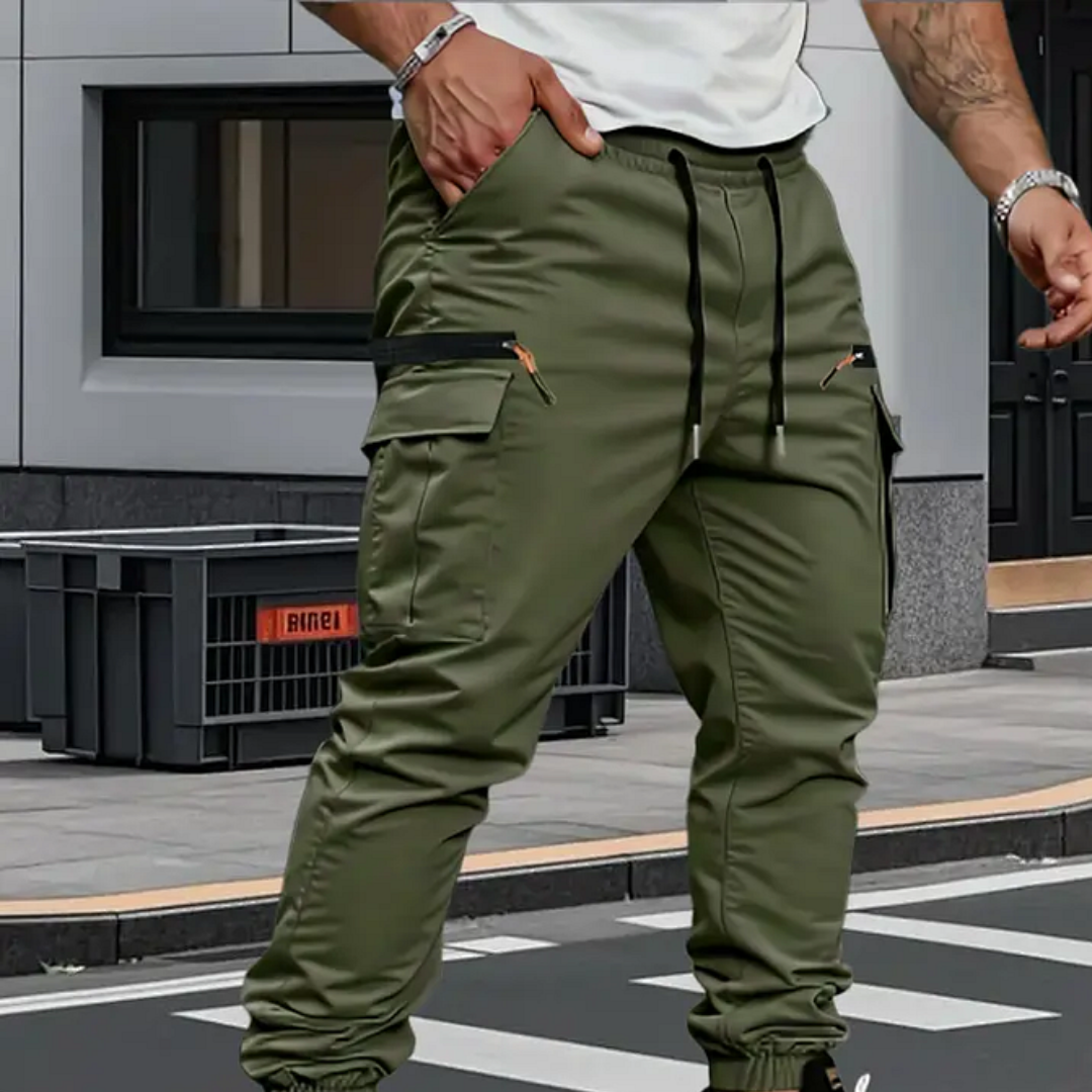 VALENTINI™ | Jogger da uomo elasticizzato a taglio affusolato