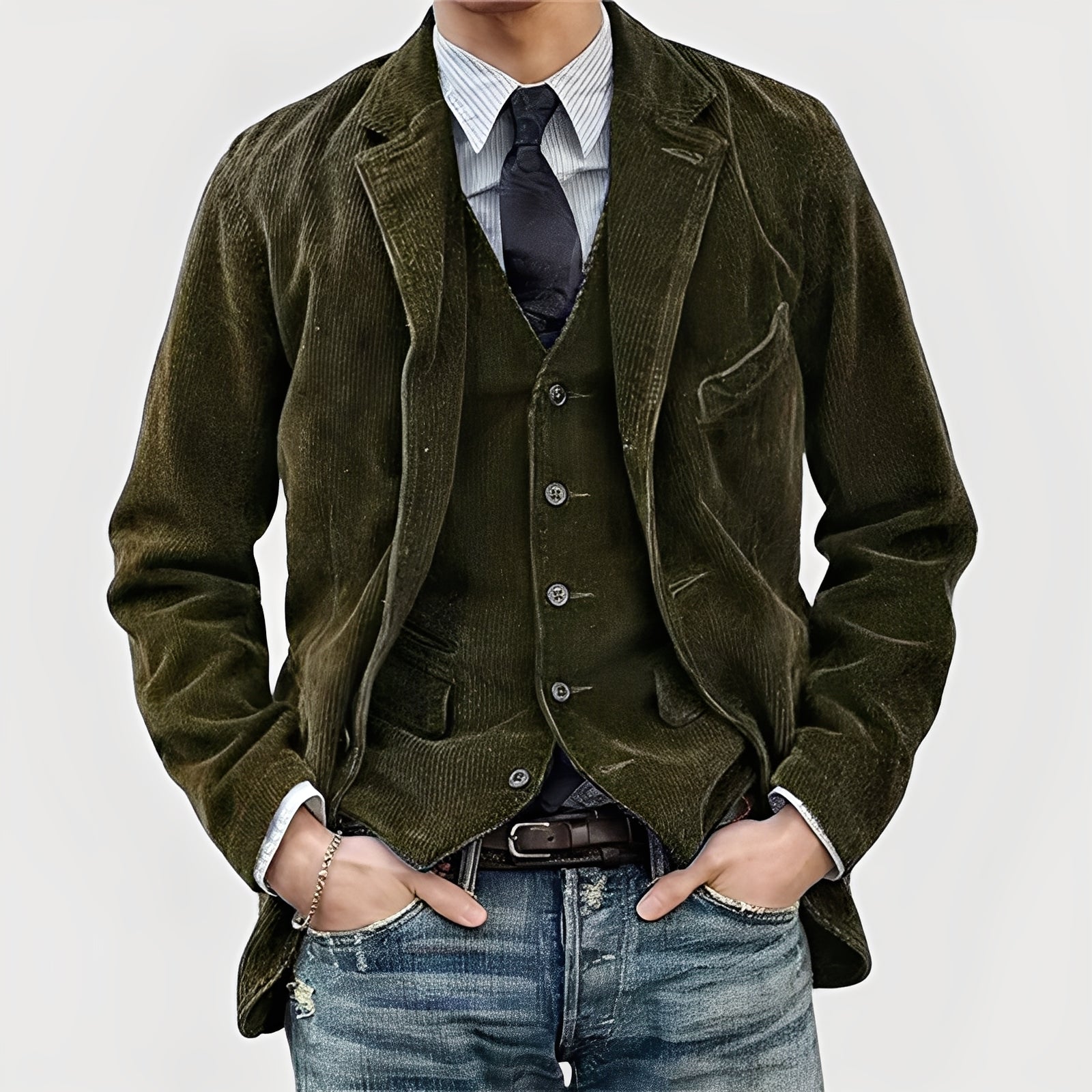 VALENTINI™ | Set giacca e gilet da uomo