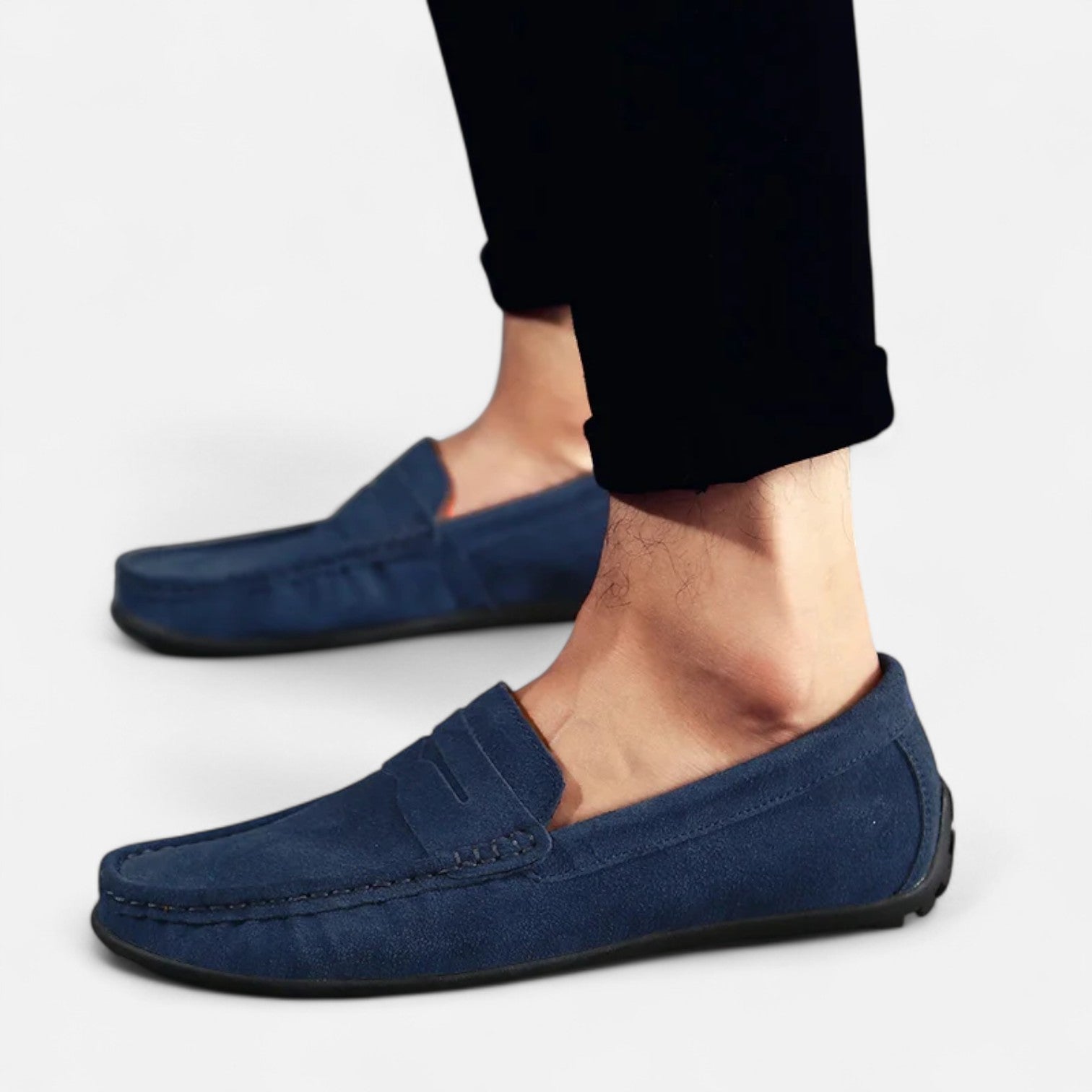 VALENTINI™ | Scarpe slip-on in camoscio