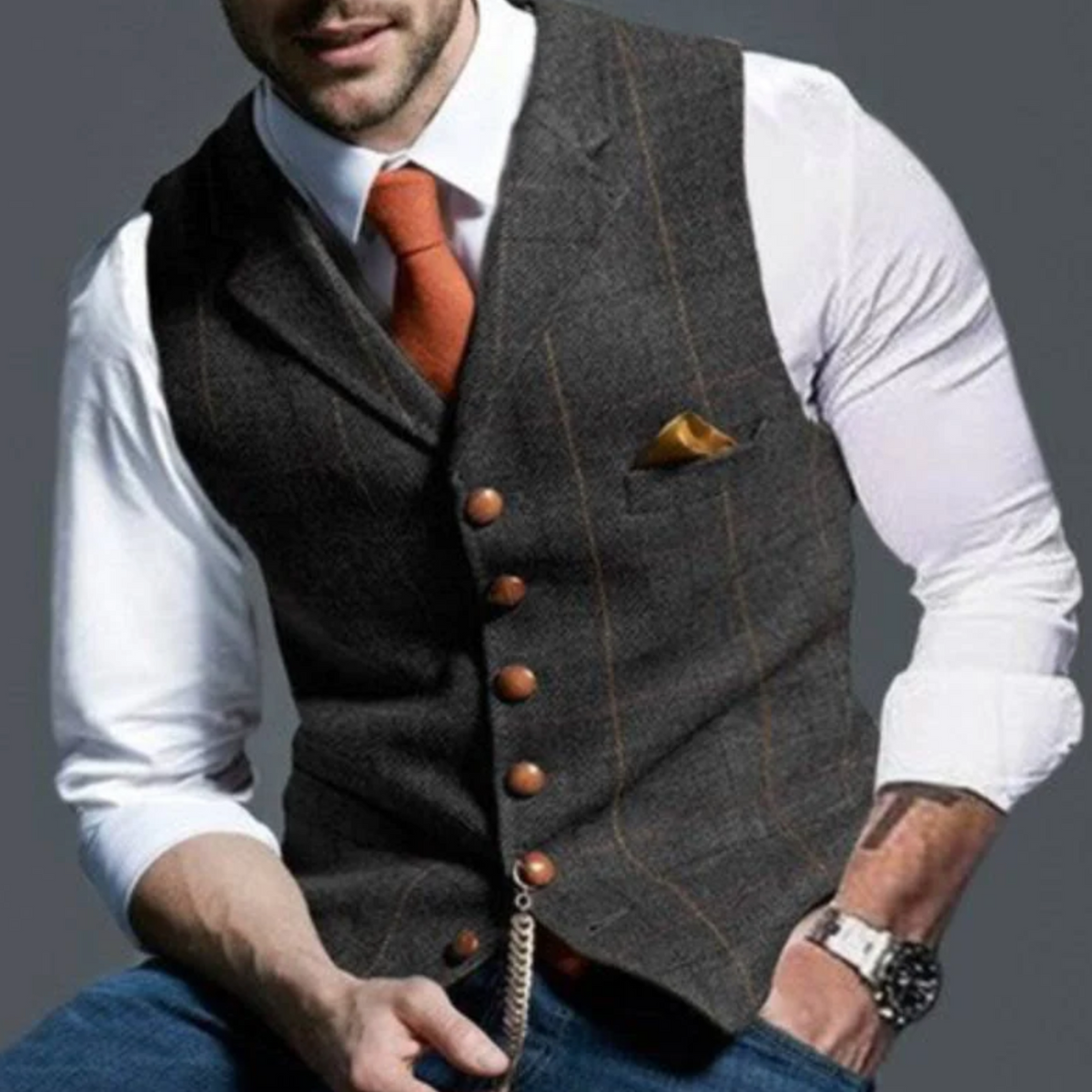 VALENTINI™ | Gilet da completo slim fit
