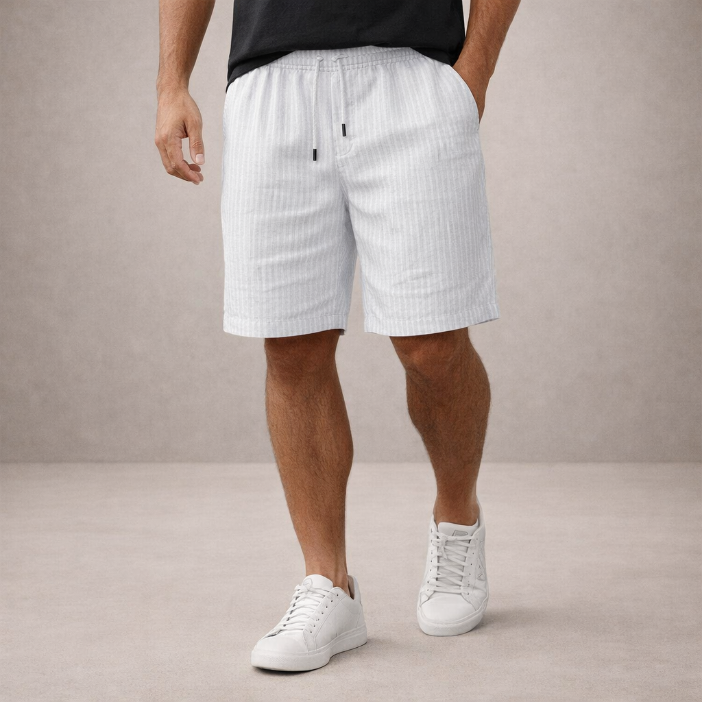 VALENTINI™ | Pantaloncini in lino casual