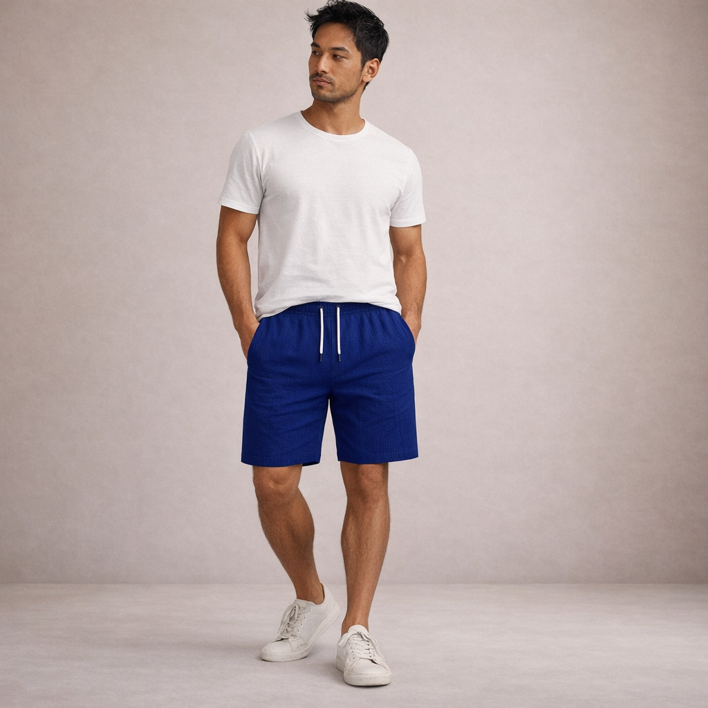 VALENTINI™ | Pantaloncini in lino casual