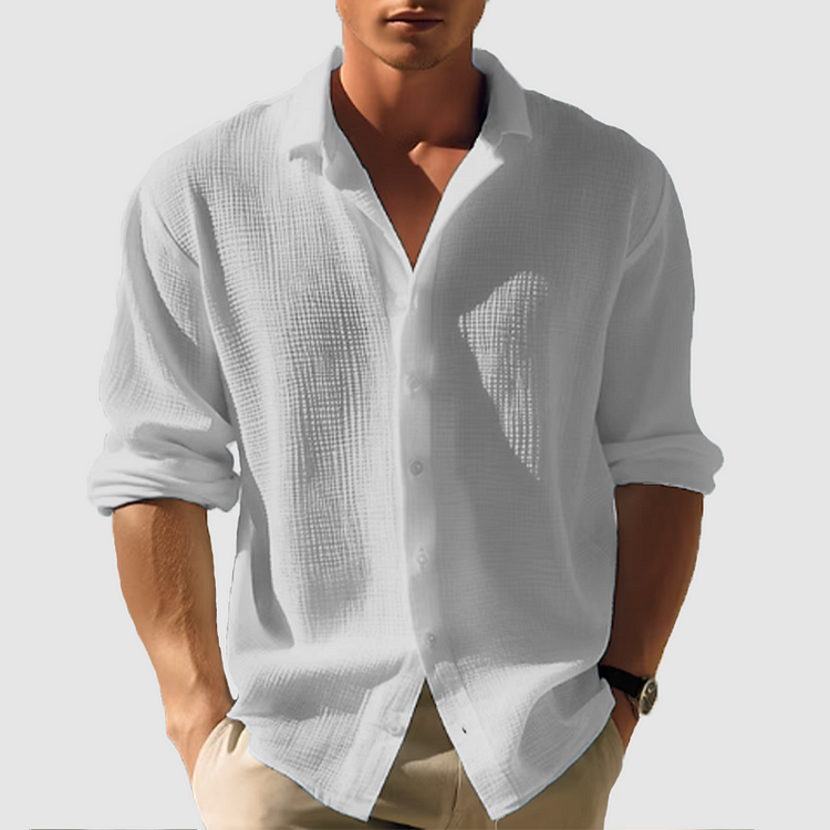 VALENTINI™ | Camicia con colletto  con bottoni