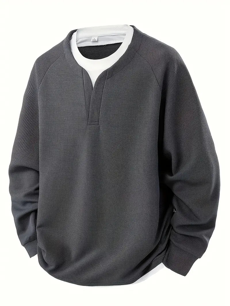 VALENTINI™ | Maglione con motivo a nido d'ape