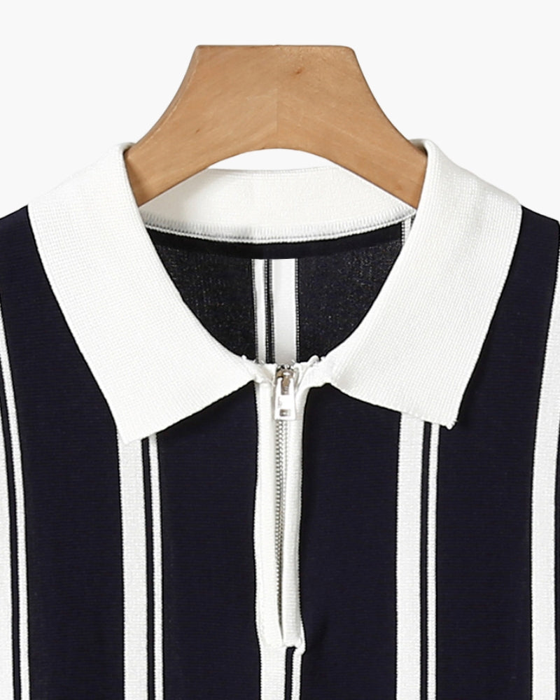 VALENTINI™ | Polo in maglia di peso medio