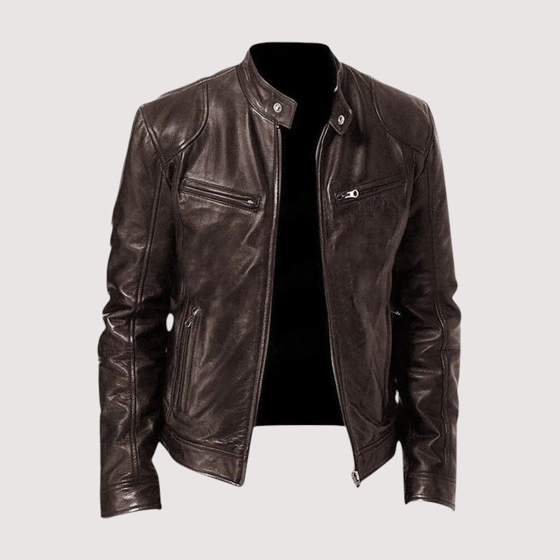 VALENTINI™ | Giacca in pelle da uomo