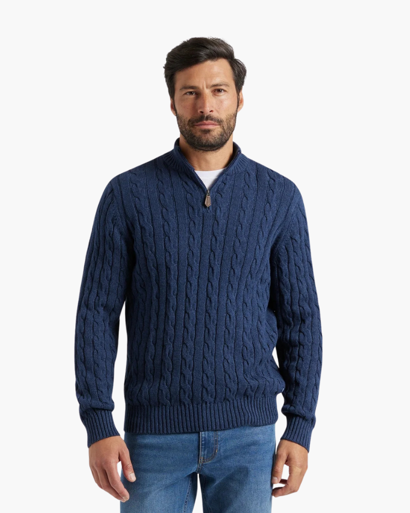 VALENTINI™ | COTONE CON ZIP A METÀ