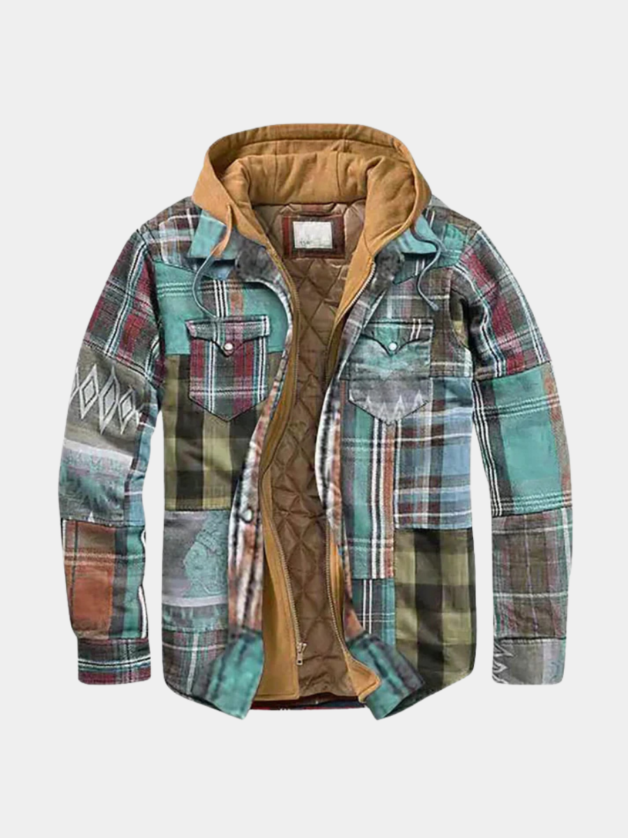 VALENTINI™ | Giacca vintage da uomo con cerniera frontale