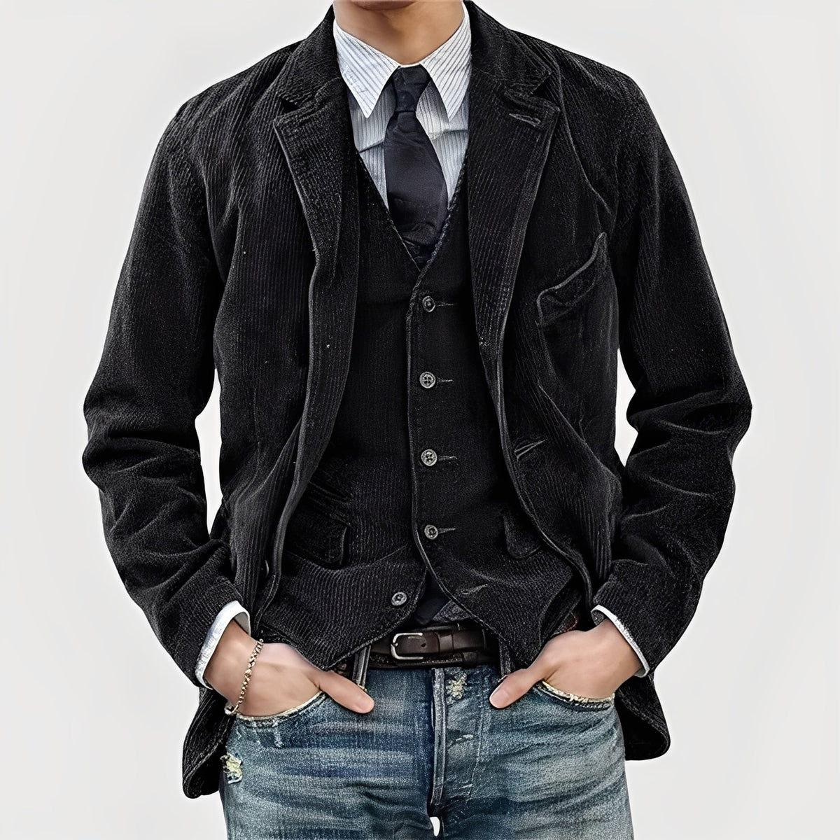 VALENTINI™ | Set giacca e gilet da uomo