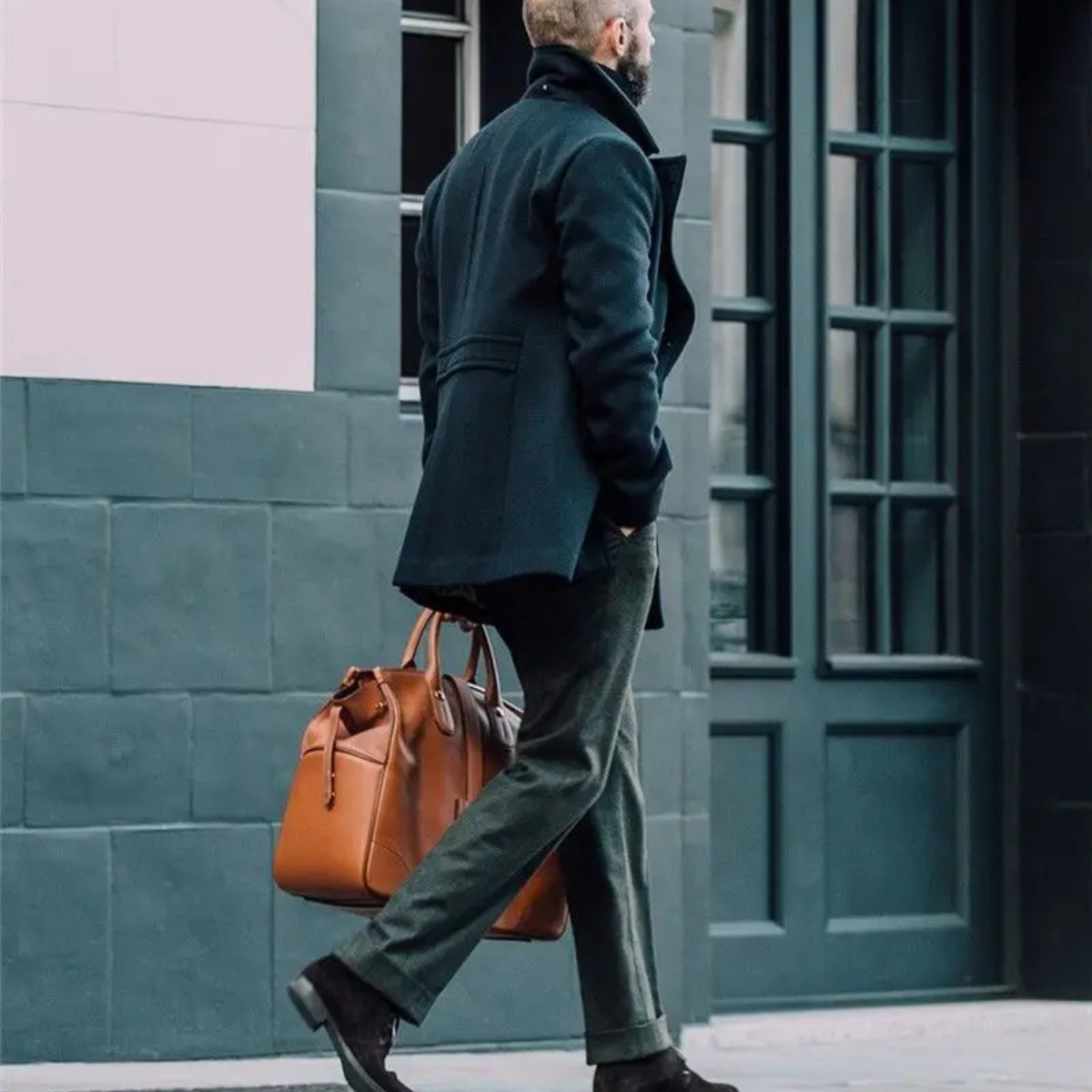 VALENTINI™ | Cappotto in lana modello pea coat