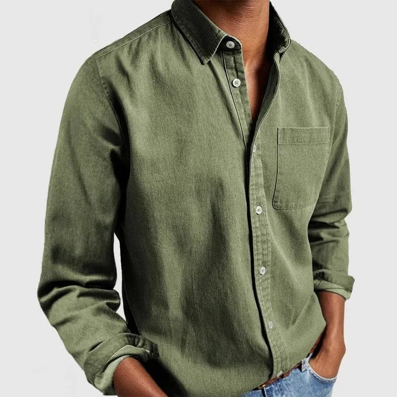 VALENTINI™ | Camicia in cotone Oxford spazzolato
