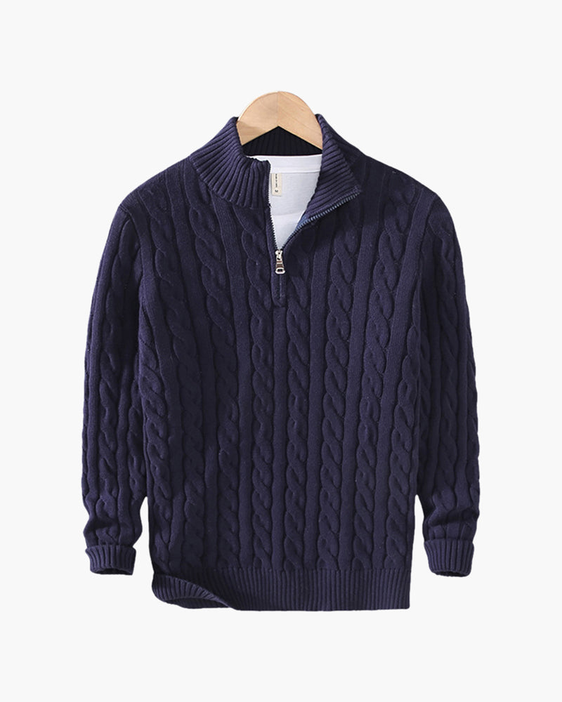 VALENTINI™ | COTONE CON ZIP A METÀ