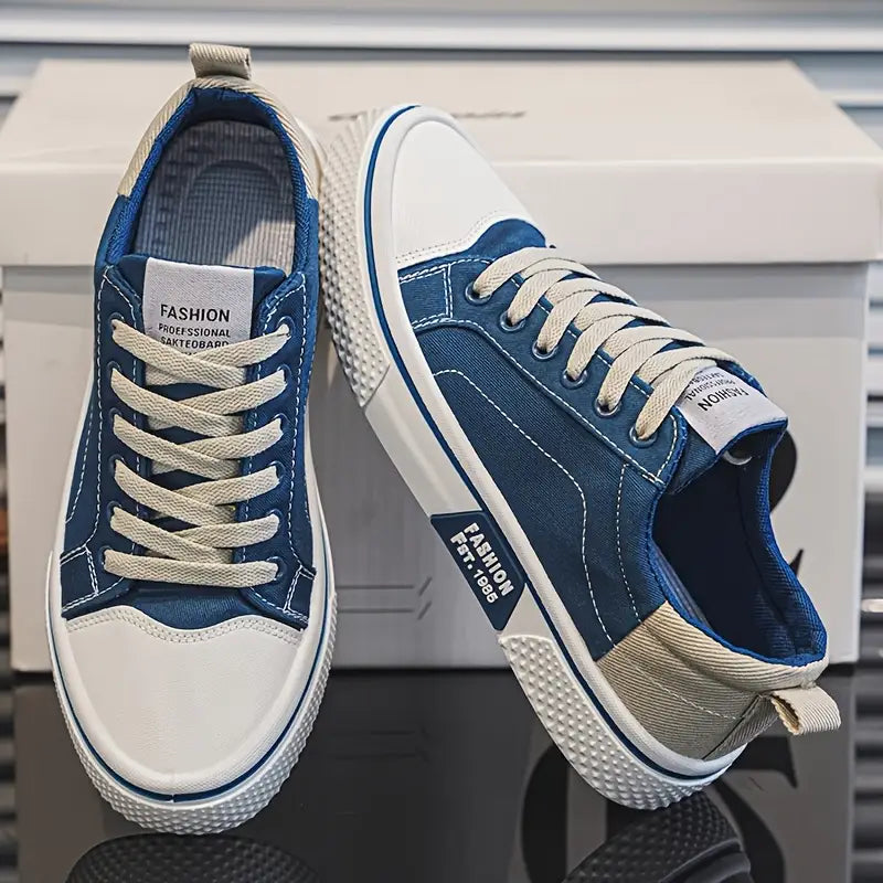 VALENTINI™ | Scarpe da ginnastica in tela a profilo basso